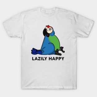 Lazy Happy Parrot T-Shirt